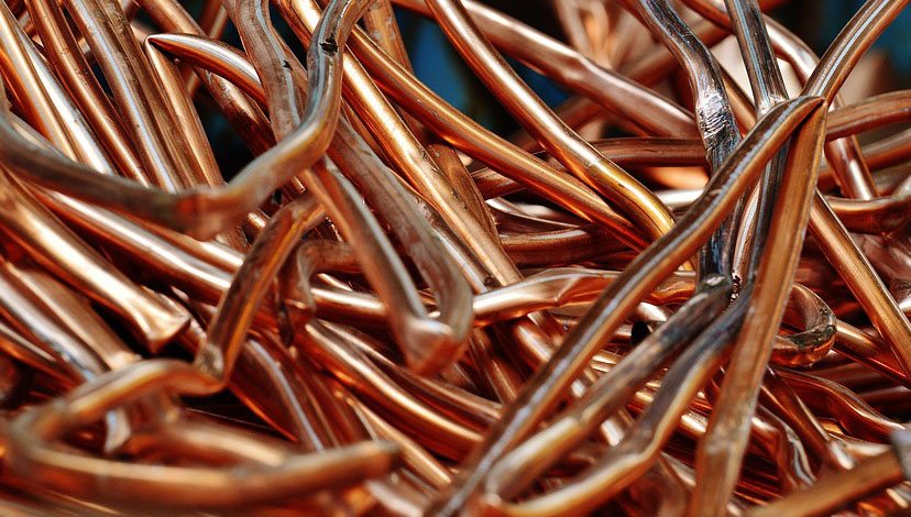 Copper wire and scrap material